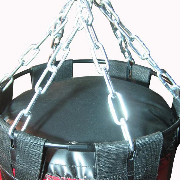 Боксерський мішок SPURT (150х40) червоний/чорний Боксерський мішок SPURT (150х40) червоний/чорний