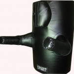 Настінна аперкотна подушка з руками SPURT шкіра 75х40х30