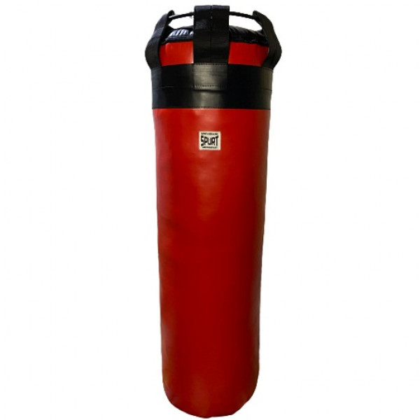 Боксерський мішок SPURT (150х40) червоний/чорний Боксерський мішок SPURT (150х40) червоний/чорний