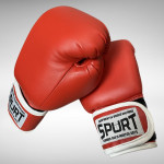 Боксерські рукавички червоні Spurt English style 10 oz 