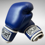 Боксерські рукавички сині Spurt English style 10 oz
