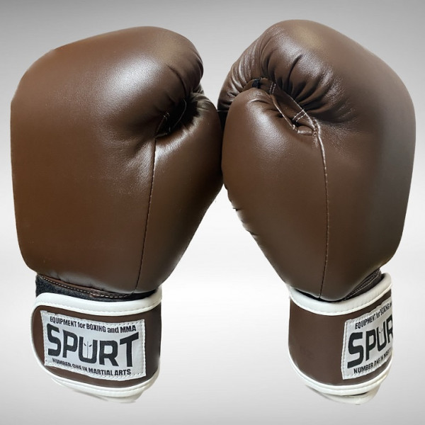 Боксерські рукавички Spurt 10 oz коричневий