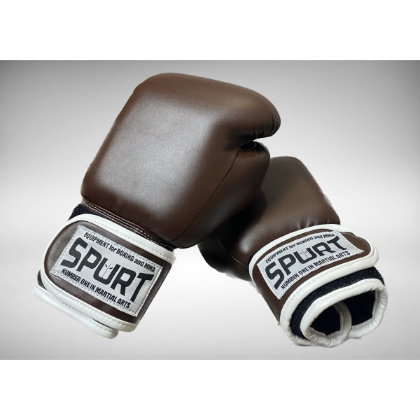Боксерські рукавички Spurt 10 oz коричневий