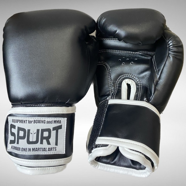 Боксерські рукавички Spurt 10 oz чорний 