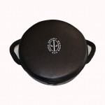 Boxer round makiwara Spurt leather black Boxer round makiwara Spurt leather black