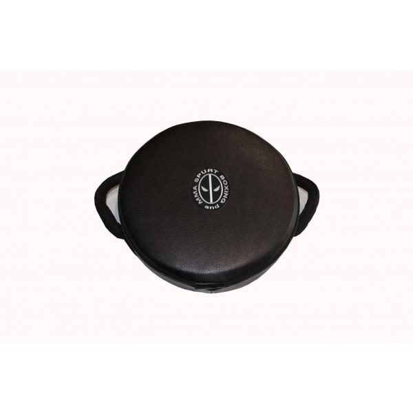 Boxer round makiwara Spurt leather black Boxer round makiwara Spurt leather black