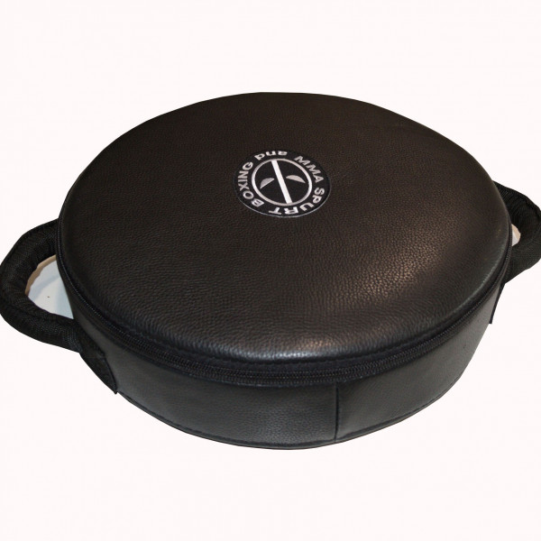 Boxer round makiwara Spurt leather black Boxer round makiwara Spurt leather black